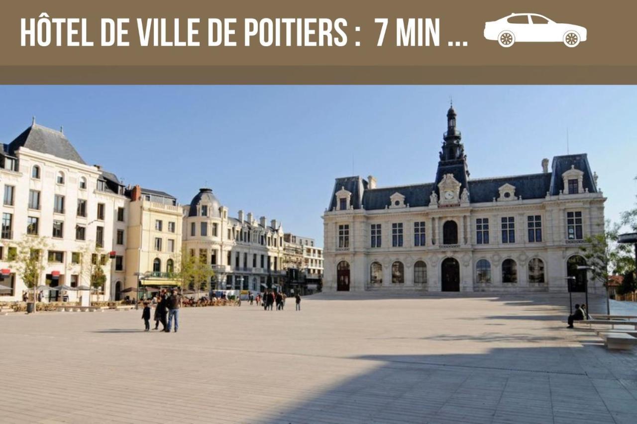 Bellejoie - Appartement T3 - Parking gratuit - Wifi Poitiers Buitenkant foto